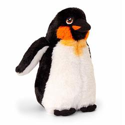 Foto van Keel toys pluche keizers pinguin knuffeldier - wit/zwart - staand - 25 cm - knuffeldier
