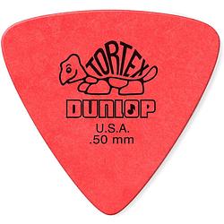 Foto van Dunlop 431p050 tortex triangle pick 0.50 mm plectrumset (6 stuks)