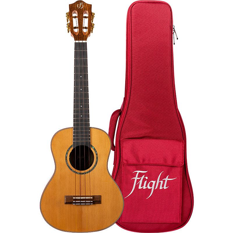 Foto van Flight princess series diana tenor elektrisch-akoestische tenor ukelele met gigbag