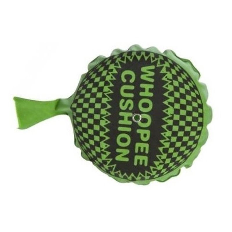 Foto van Eddy toys whoopee scheetkussen groen 18 cm