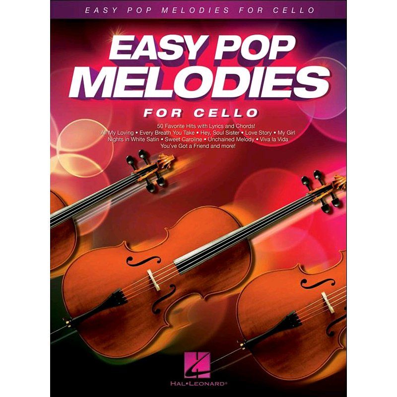 Foto van Hal leonard - easy pop melodies for cello