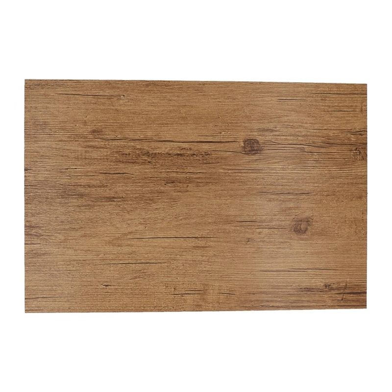 Foto van 1x placemats lichtbruin hout print 45 cm - placemats