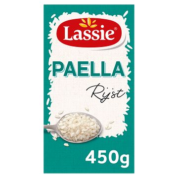 Foto van Lassie paella rijst 450g bij jumbo