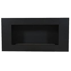 Foto van Enjoyfires wandhaard bio ethanol 100x50x20 cm - zwart