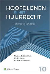 Foto van Hoofdlijnen in het huurrecht - paperback (9789013150582)