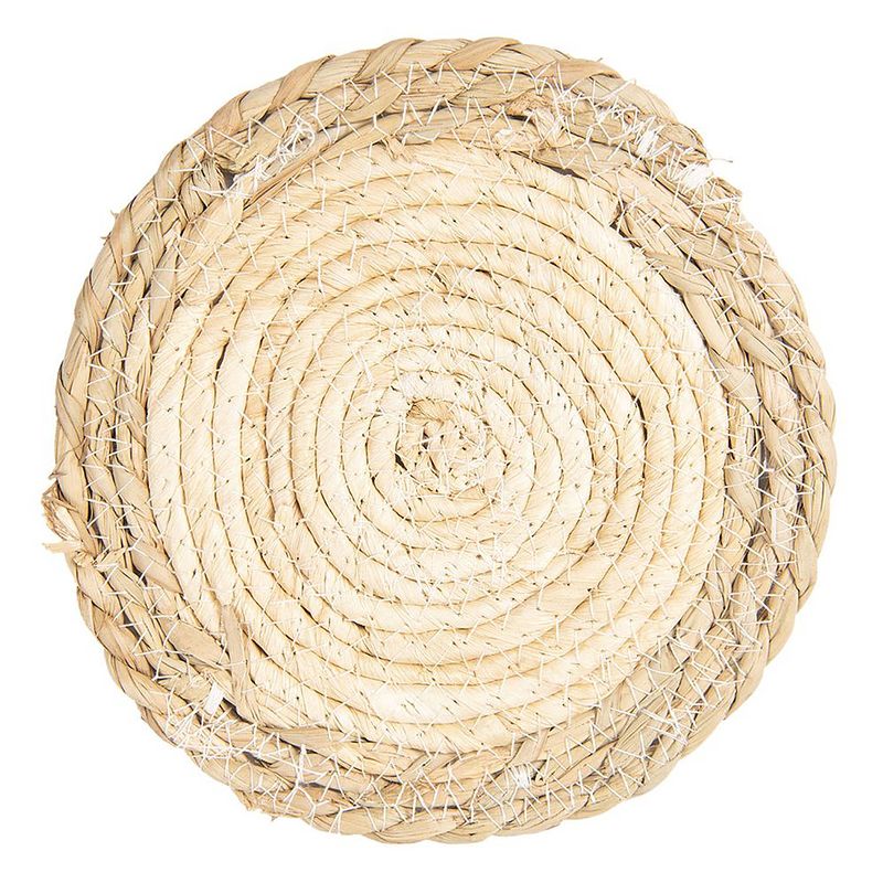 Foto van Clayre & eef onderzetters pannen ø 18 cm beige zeegras