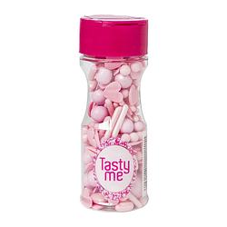 Foto van Tasty me sprinkels - roze - 65 gram