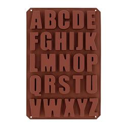 Foto van Krumble bakvorm alfabet - silicoon - bruin