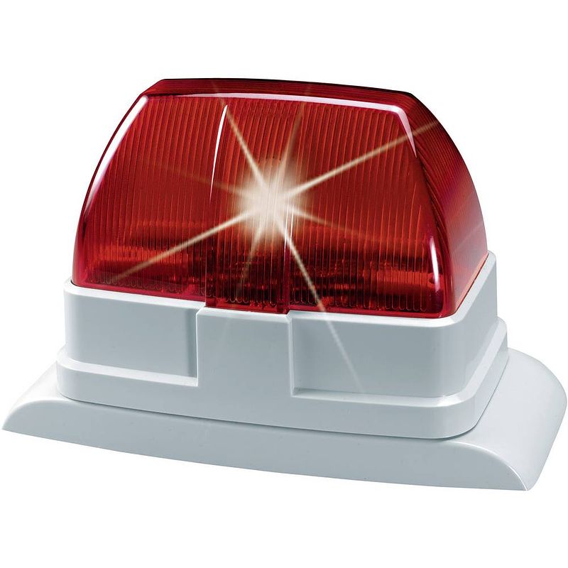 Foto van Abus sg1670 alarm-flitslicht rood binnen, buiten 12 v/dc