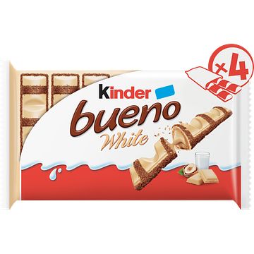 Foto van Kinder bueno white 4 x 39g bij jumbo