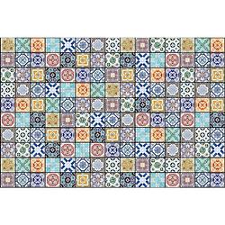 Foto van Dimex vintage tiles vlies fotobehang 375x250cm 5-banen