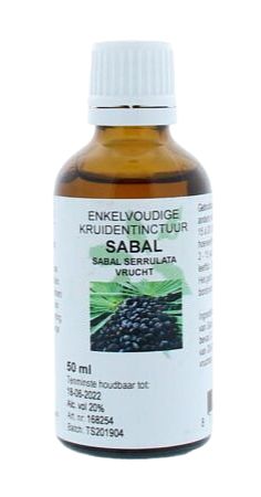 Foto van Natura sanat sabal serrulata fructus 50ml