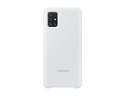 Foto van Samsung silicone cover galaxy a51 telefoonhoesje wit