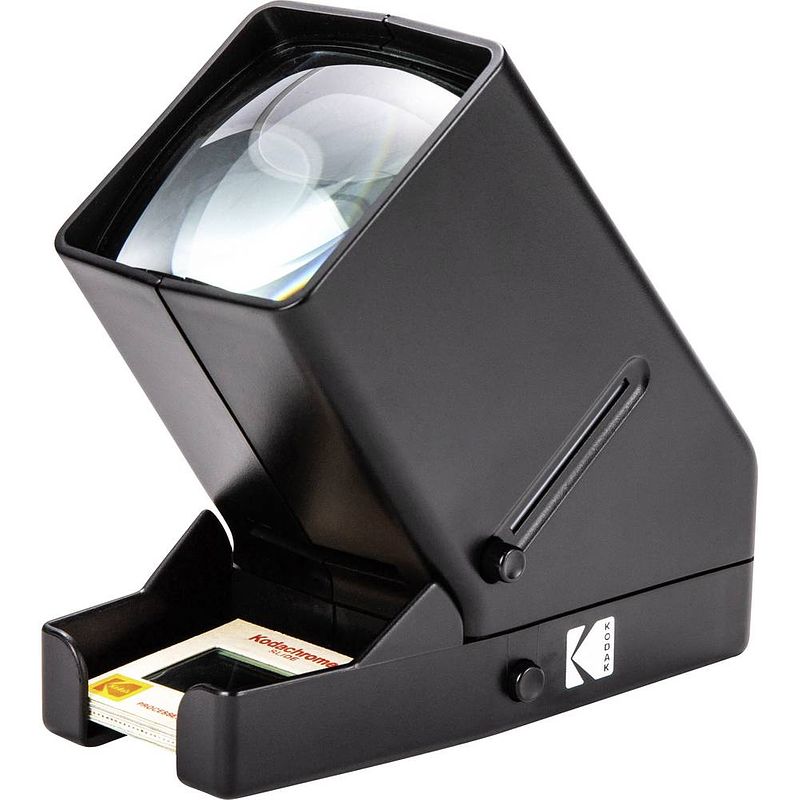 Foto van Kodak 35mm slide viewer diaviewer 3-voudige vergroting, led-verlichting, werkt ook op batterij