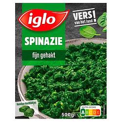 Foto van Iglo spinazie fijn gehakt 500g bij jumbo