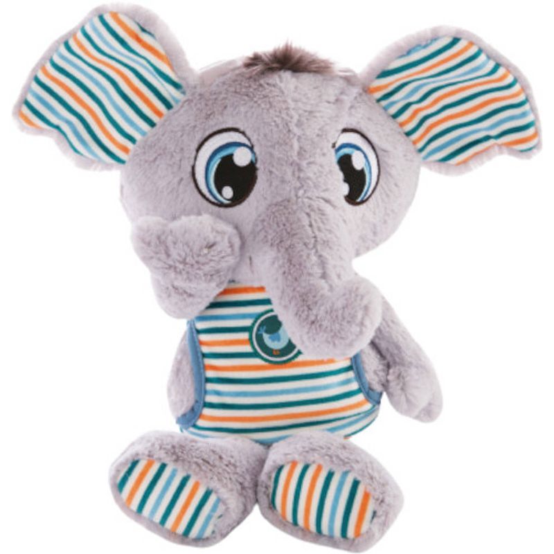 Foto van Nici knuffeldier polino junior 22 cm pluche/polyester grijs