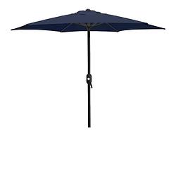 Foto van 4goodz aluminium parasol 300 cm met opdraaimechanisme - donkerblauw