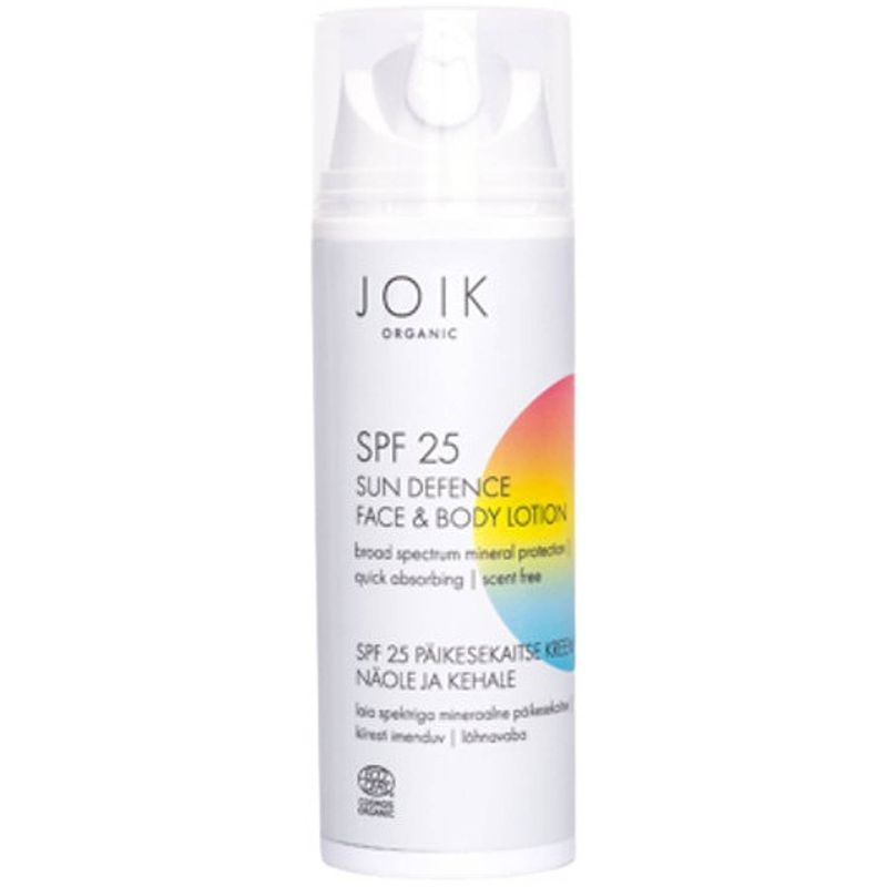 Foto van Joik gezichts- en bodylotion spf 25 vegan 150 ml