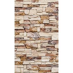 Foto van Dimex stone wall vlies fotobehang 150x250cm 2-banen