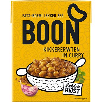 Foto van Boon kikkererwten in curry 380g bij jumbo