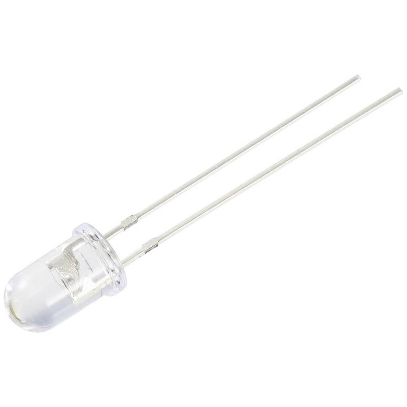 Foto van Tru components bedrade led warm-wit rond 5 mm 1560 mcd 30 ° 1 ma 2.8 v