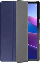 Foto van Just in case smart tri-fold lenovo tab m10 (3e generatie) book case blauw