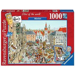 Foto van Ravensburger puzzel fleroux munchen - legpuzzel - 1000 stukjes