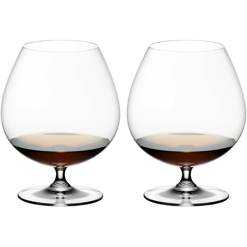 Foto van Riedel cognac glazen vinum - 2 stuks