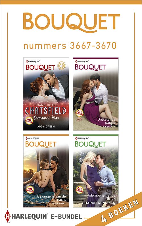 Foto van Bouquet e-bundel nummers 3667-3670 (4-in-1) - abby green - ebook (9789402515022)