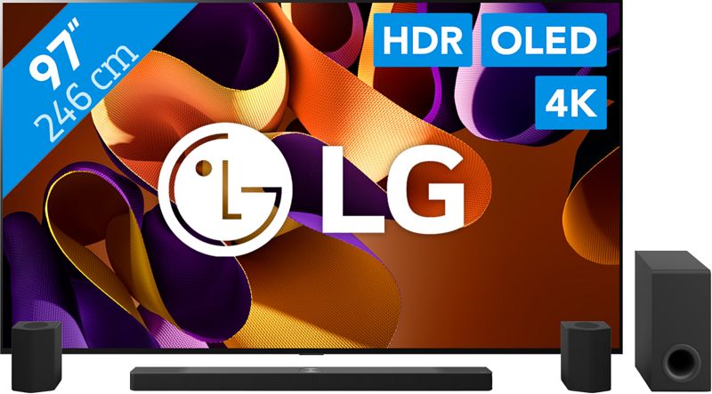 Foto van Lg oled97g45lw (2024) + soundbar