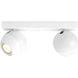 Foto van Philips hue buckram 2-spot opbouwspot white ambiance wit