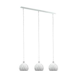 Foto van Eglo roccaforte hanglamp - e14 - 75 cm - wit