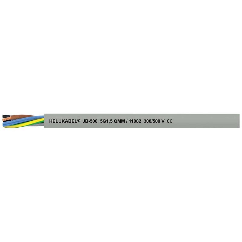 Foto van Helukabel ob-500 stuurstroomkabel 3 x 0.75 mm² grijs 11028-1000 1000 m