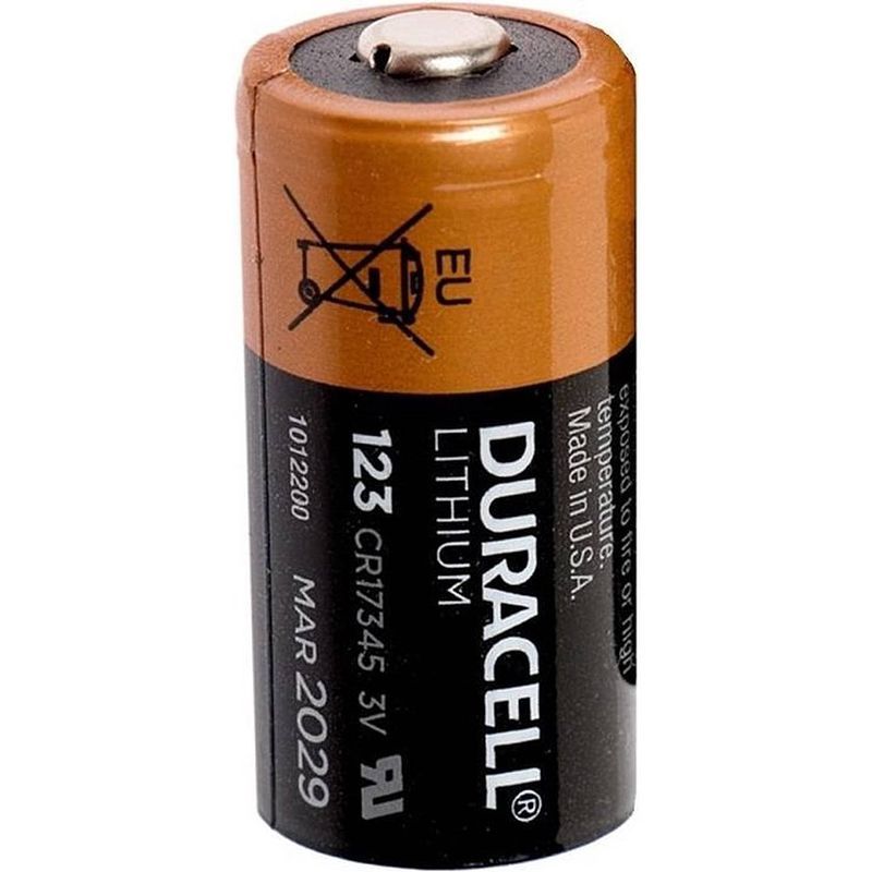 Foto van Duracell lithium cr123a batterij 3v