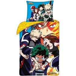 Foto van My hero academia dekbedovertrek team - eenpersoons - 140 x 200 cm - katoen