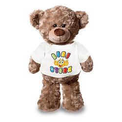 Foto van Beterschap teddybeer voor kind - beresterk - 24 cm - beterschap/cadeau knuffelbeer - knuffelberen