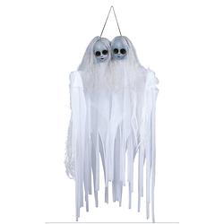 Foto van Horror/halloween decoratie spook/geest pop - siamese tweeling - hangend - 70 cm - halloween poppen