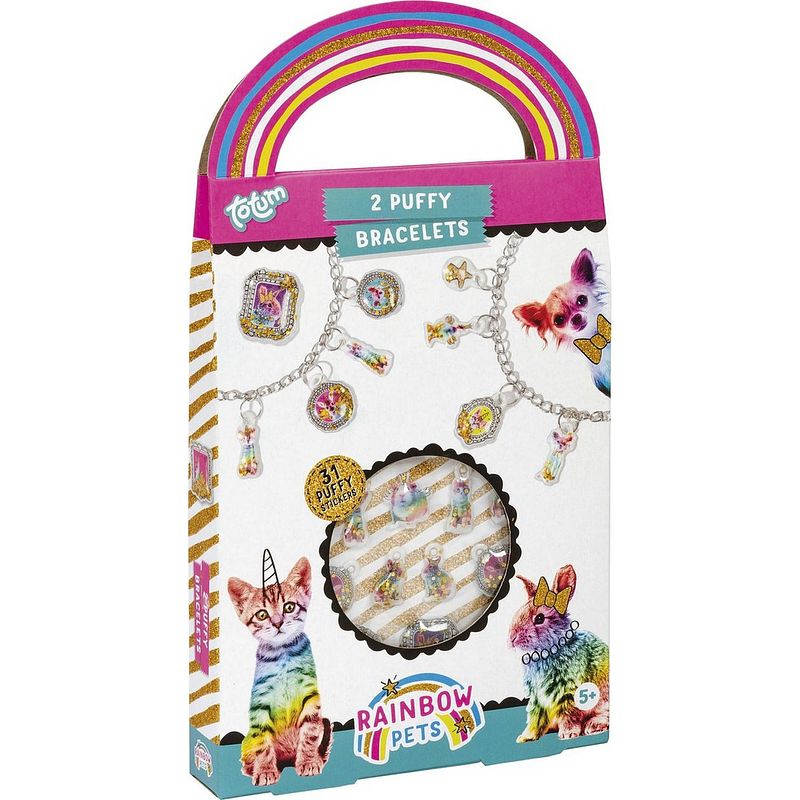 Foto van Rainbow pets puffty charm bracelets