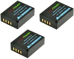 Foto van Chilipower np-w126 accu voor fujifilm - 1350mah - 3-pack