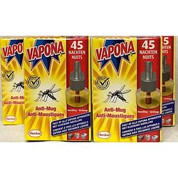 Foto van Vapona anti-muggenstekken - 4 stuks - 45 nachten per stuk