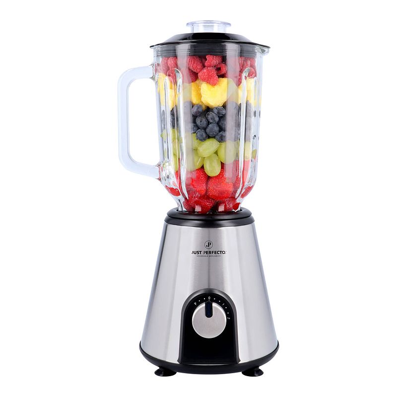 Foto van Just perfecto blender & smoothie maker 800w - 1.5l - rvs - ideaal kerstgeschenk!