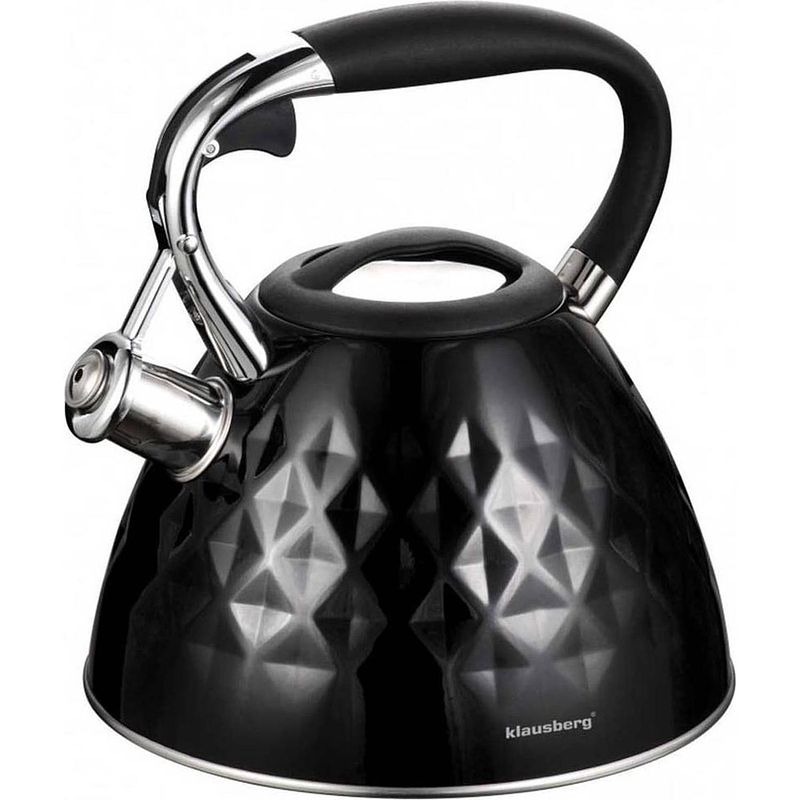 Foto van Top choice - fluitketel - diamond - zwart - 2.7 liter