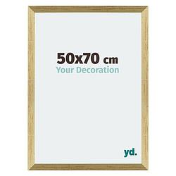 Foto van Fotolijst 50x70cm goud glanzend mdf mura