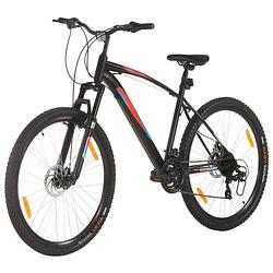 Foto van The living store mountainbike - 29 inch wielen - stalen frame - 21 versnellingen - zwart