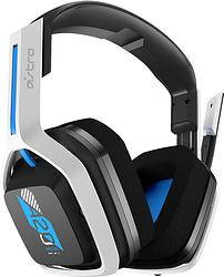 Foto van Astro a20 draadloze gaming headset voor ps5, ps4, pc, mac - wit/blauw
