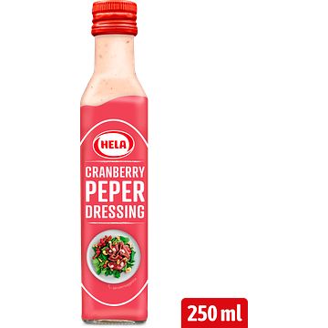 Foto van Hela cranberrypeper dressing 250ml bij jumbo