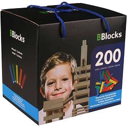 Foto van Bblocks - 200 stuks in doos gekleurd - blokken bblocks