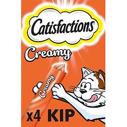 Foto van Catisfactions creamy kip 4 x 10g bij jumbo