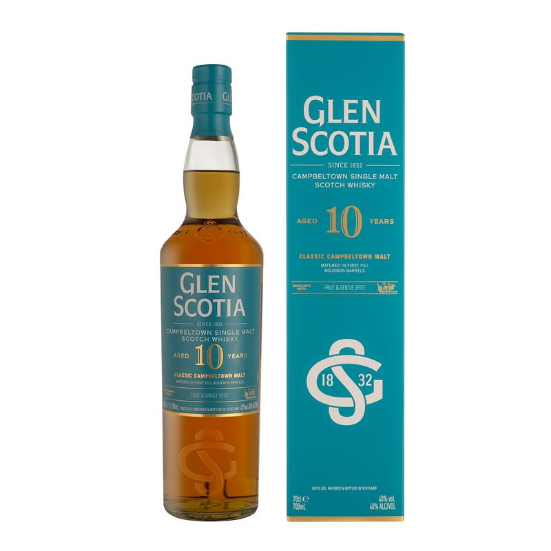 Foto van Glen scotia 10 years 70cl whisky + giftbox
