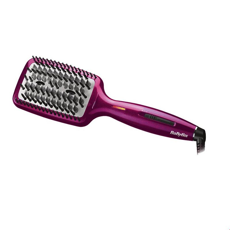 Foto van Babyliss hot straightening brush stijlborstel hsb100e